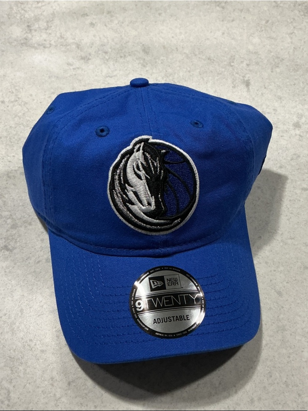 Dallas Mavericks Hat NWT New Era Bright Blue Adjustable Baseball Cap